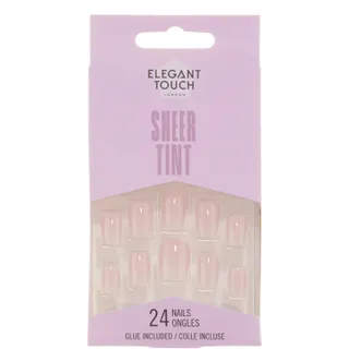 Elegant Touch False Nails Sheer Tint - Ballerina Pink