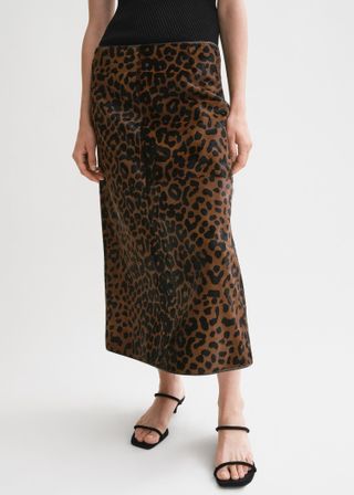 toteme, Pony Hair Skirt Leopard