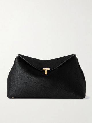 toteme, T-Lock Pony Hair Clutch