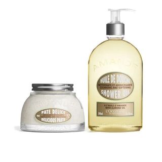 L'Occitane Almond Shower Scrub Duo