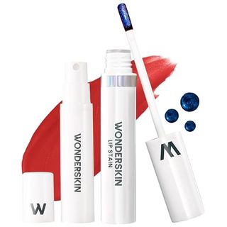 Wonderskin Wonder Blading Peel and Reveal Lip Stain Kit, Red Lip Stain Long Lasting Waterproof, Red Lip Tint Peel Off, Transfer Proof Lip Makeup (hayley)