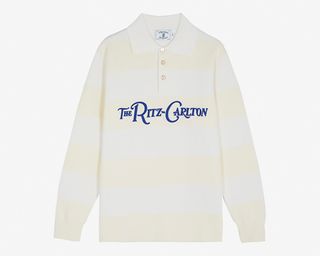 White/cream Rugby Polo