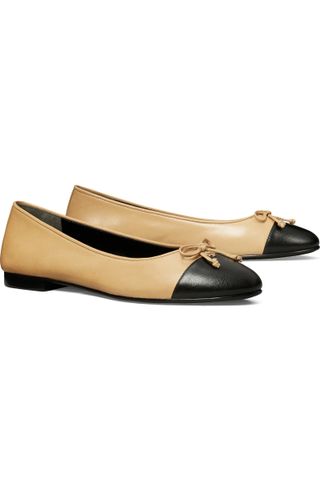 Cap Toe Ballet Flat