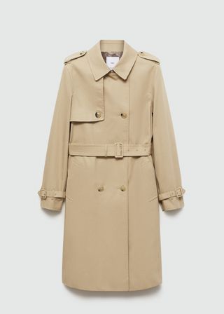 Classic Trench Coat With Belt - Women | Mango Usa