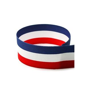 Ribbon Factory, Red, White, and Royal Blue