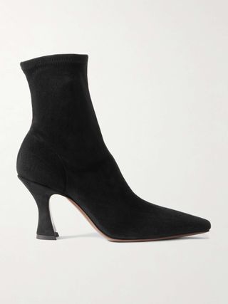 Ran Stretch-Suede Ankle Boots