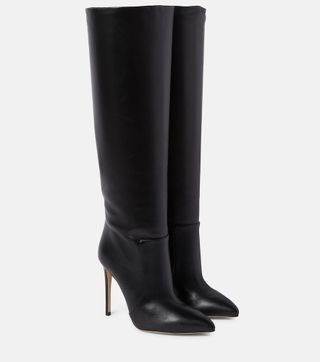 Leather Knee-High Boots