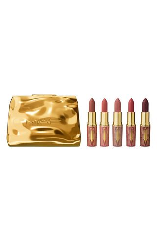 5-Piece Gold Standard Macximal Silky Matte Lipstick Gift Set (limited Edition) $125 Value