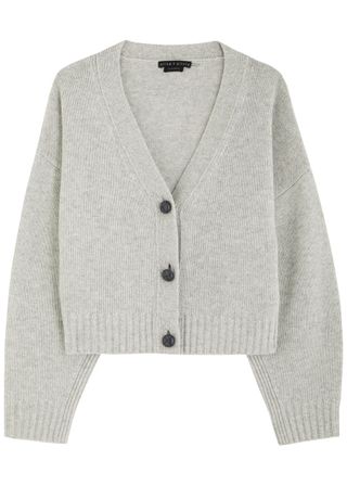 Atticus Cropped Cashmere-Blend Cardigan