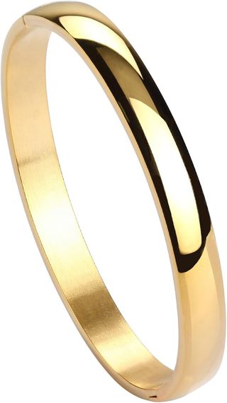 oliver bonas, Sarah Floral Vintage Engraved Gold Plated Bangle