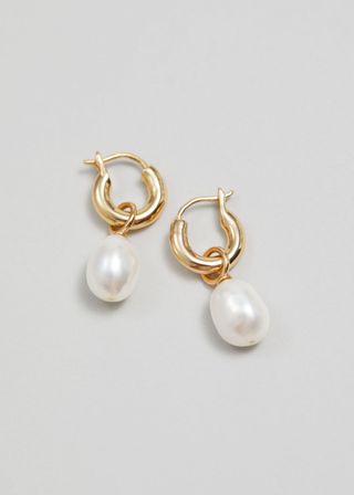 Freshwater Pearl Hoops