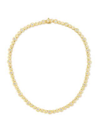 Octavia Elizabeth, Nesting Gem Tennis Necklace - Diamond