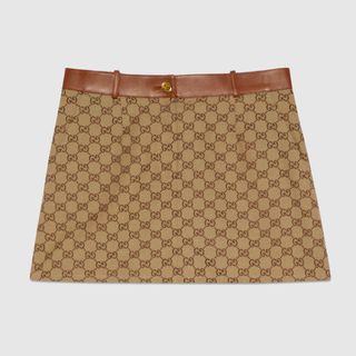 Gg Canvas Skirt