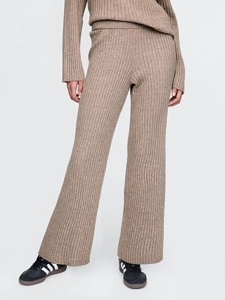 Cashsoft Wide Rib Sweater Pants