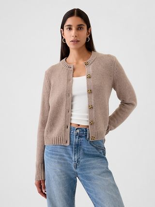 Cashsoft Cropped Cardigan