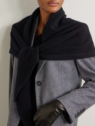 TOTEME Triangle Wool and Cashmere-Blend Scarf