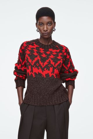 Fair-Isle Wool Sweater