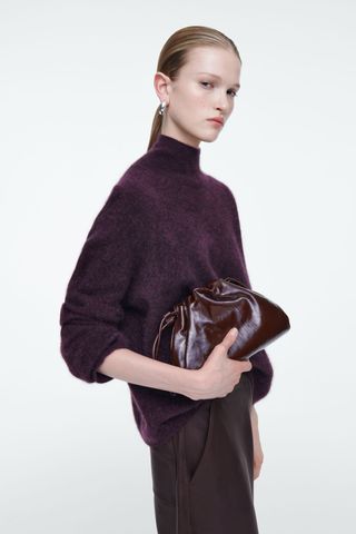 Mini Cavatelli Clutch - Leather