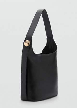 Shopper Bag With Metallic Detail - Women | Mango United Kingdom