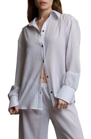 Essen Ravello Stripe Button-Up Pajama Top