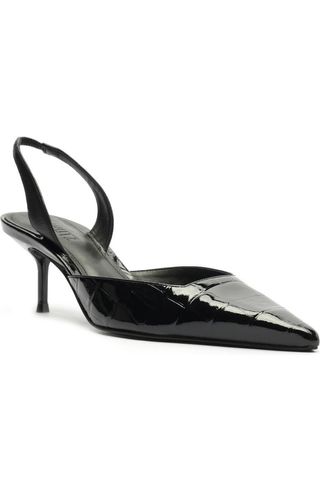 Paola Mid Slingback Pointed Toe Pump