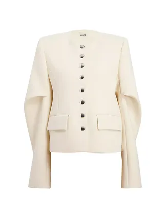 Darlman Structured Pleated Jacket