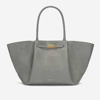 The New York | Stone Grey Lizard-Effect | Demellier