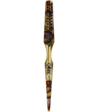 Oribe, Burgundy & Green Italian Resin Teasing Brush