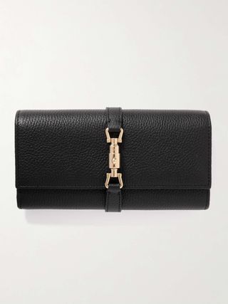 Jackie 1961 Embellished Textured-Leather Continental Wallet