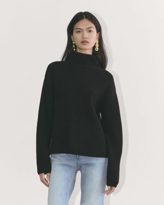 Everlane The Fisherman Turtleneck in Wool Cashmere