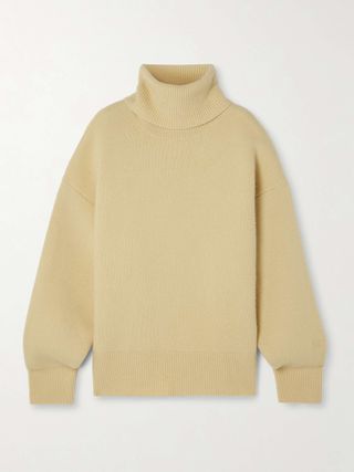 TOTEME Oversized Wool-Blend Turtleneck Sweater