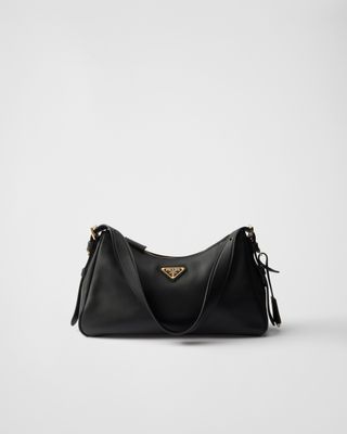 Prada Aimée Medium Leather Shoulder Bag