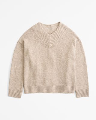 Abercrombie & Fitch, Textural V-Neck Sweater