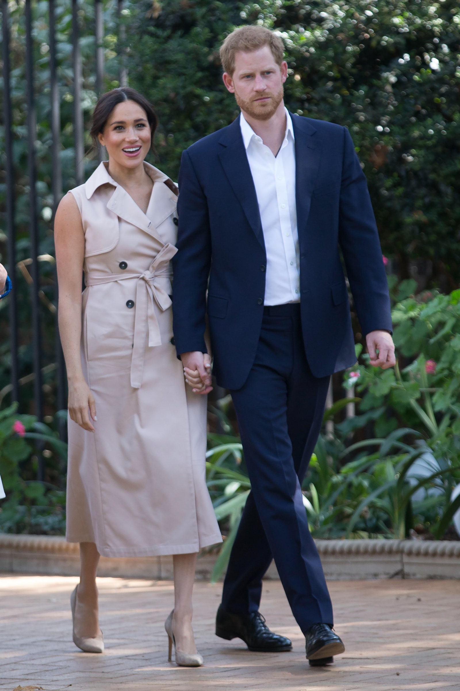 Image may contain Prince Harry Duke of Sussex Meghan Duchess of Sussex Person Clothing Footwear High Heel and Shoe