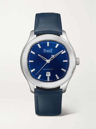 Polo Date Automatic 36mm Stainless Steel and Leather Watch