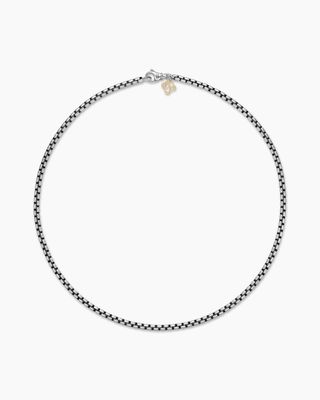 David Yurman Box Chain Necklace in Sterling Silver 