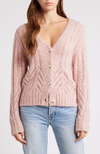 All in Favor, Mixed Stitch Cardigan