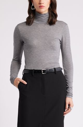 Nordstrom, Lyocell & Wool Turtleneck