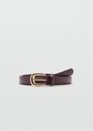 Buckle Skinny Belt - Women | Mango Usa