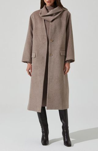 Londyn Cowl Neck Coat