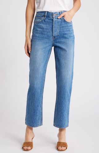 Daniela High Waist Ankle Straight Leg Jeans