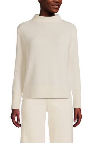 Cashmere Funnel Neck Sweater