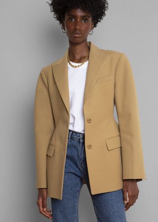 Colette Hourglass Blazer - Camel