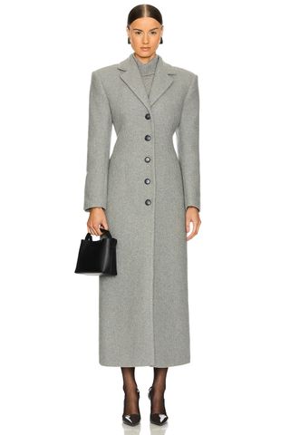 EAVES Yaron Manteco Wool Coat