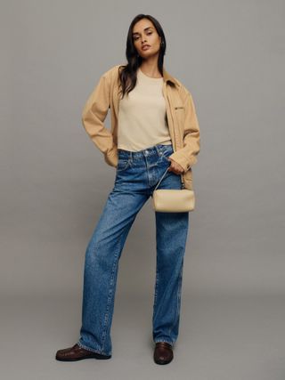 Reformation Val 90s Mid Rise Straight Jeans