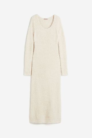 Fluffy-Knit Dress