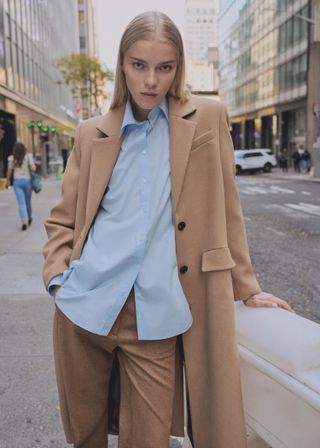 Tailored Wool Coat - Women | Mango United Kingdom