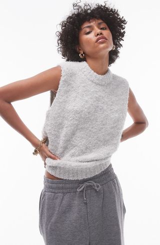 Bouclé Pullover Vest