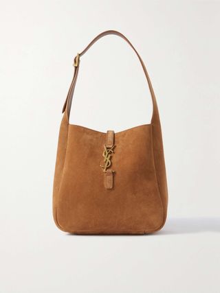 Le 5 à 7 Supple Small Suede Shoulder Bag