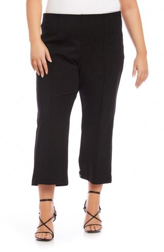 Pintuck Crop Pants